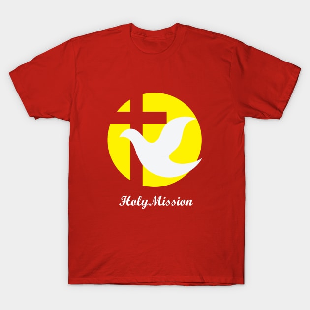 Cross and Holyspirit T-Shirt by martinussumbaji